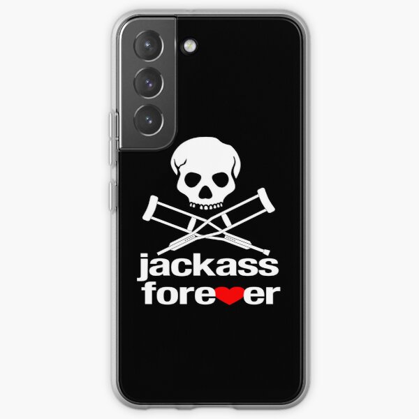 Jackass Forever Skull And Crutches Samsung Galaxy Soft Case RB1309 product Offical jackass Merch