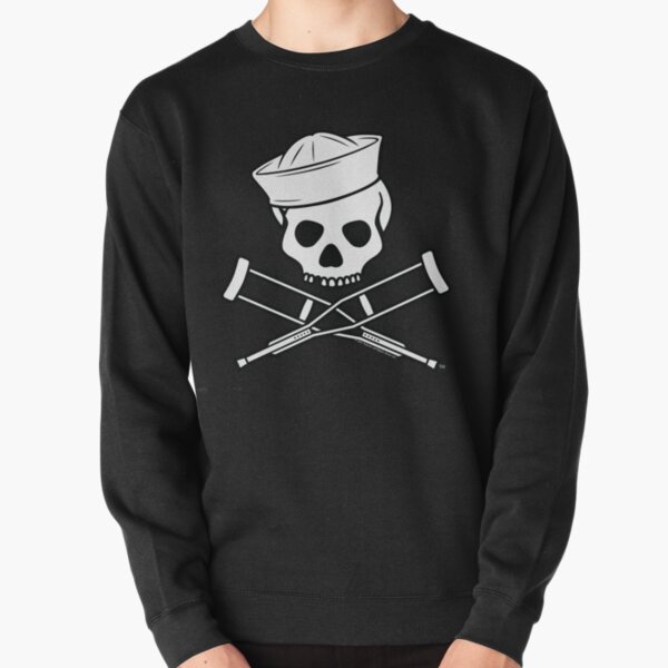 Jackass Sailor Skull & Crossbones Logo Pullover Sweatshirt RB1309 product Offical jackass Merch