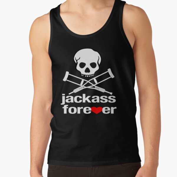 Jackass Forever Skull And Crutches Tank Top RB1309 product Offical jackass Merch