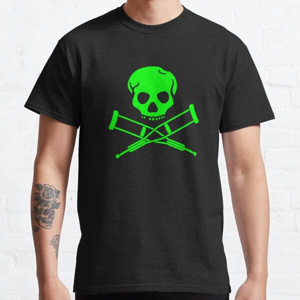 Jackass Skull (Green) Classic T-Shirt RB1309 product Offical jackass Merch