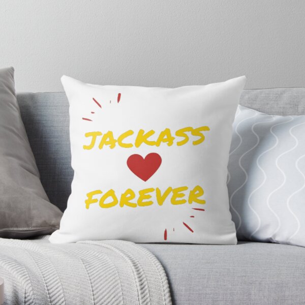 Jackass Forever Throw Pillow RB1309 product Offical jackass Merch