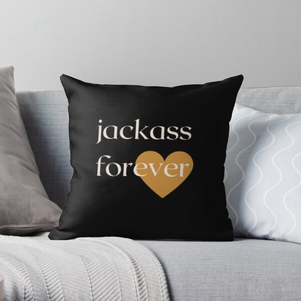 Jackass forever, funny  Throw Pillow RB1309 product Offical jackass Merch