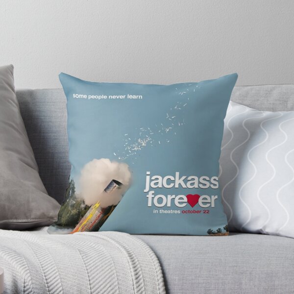 Jackass Forever (2022)     Throw Pillow RB1309 product Offical jackass Merch