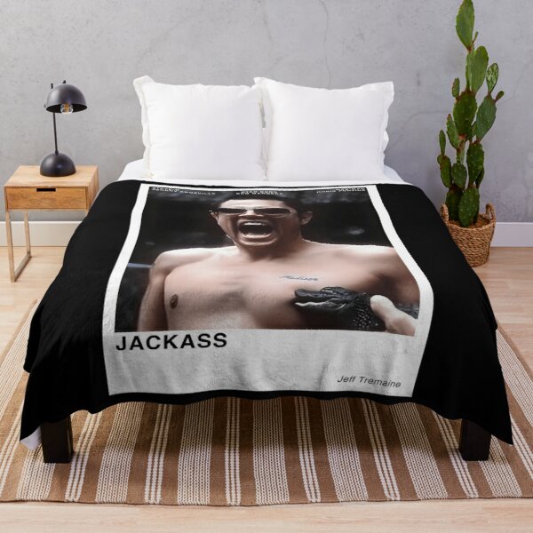 Jackass Poster Throw Blanket RB1309 product Offical jackass Merch
