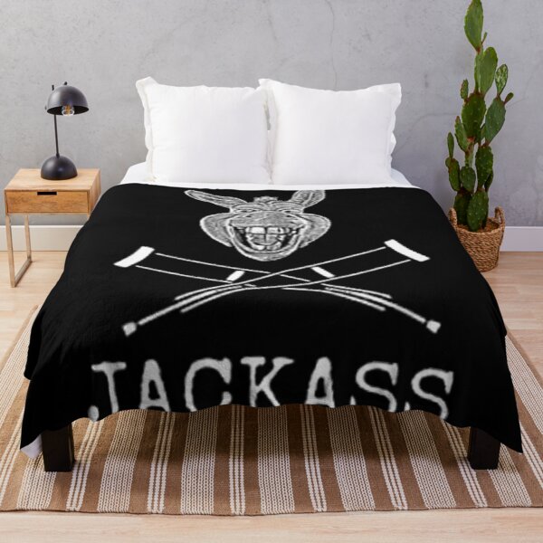 jackass  Throw Blanket RB1309 product Offical jackass Merch