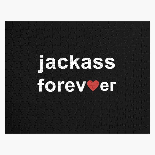jackass forever red heart Jigsaw Puzzle RB1309 product Offical jackass Merch