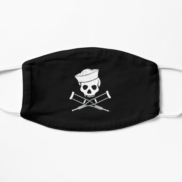 Jackass Sailor Skull & Crossbones Logo Flat Mask RB1309 product Offical jackass Merch